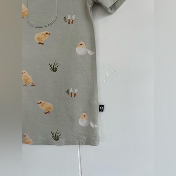 Kyte Baby Crew Neck Tee Retired Aloe Chick Size 6 - Picture 2 of 11